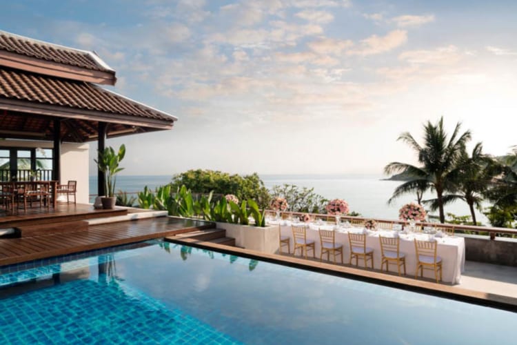 Wedding dinner Villa